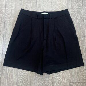 Wyeth Black Pleated Shorts
